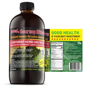 Amenazel Organic Soursop Bitters 16 oz