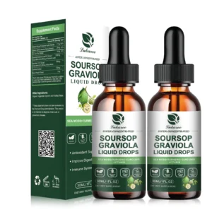 Lukaree Soursop Sea Moss Liquid Drops combine soursop leaf extract with sea moss and other botanicals, offering a convenient way to support immune health, digestion, and cellular regeneration.