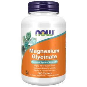 NOW Magnesium Glycinate Capsules – Heart, Sleep & Muscle Support