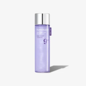 Bottle of Numbuzin No.9 Glow Boosting Toner in clear amber liquid