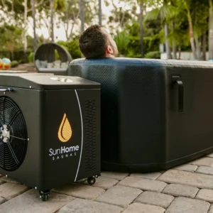 Sun Home Horizontal Cold Plunge Tub with Smart Chiller