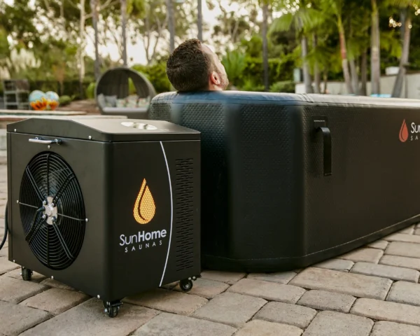 Sun Home Horizontal Cold Plunge Tub with Smart Chiller