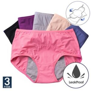 Women's Leak-Proof Menstrual Panties 3 pcs Set